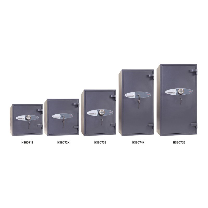 phoenix inbraakkluis PLANET HS6075E, elektronisch slot, grafietgrijs RAL7024, 246 liter